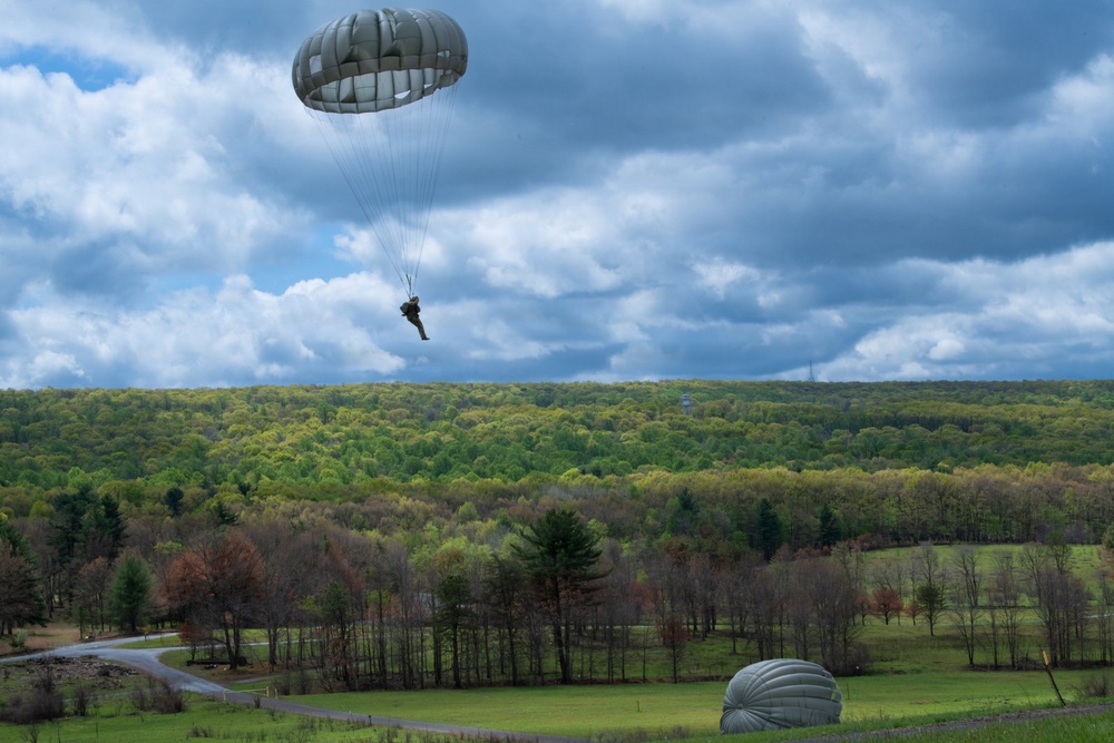 Joint Airborne Operations: DLA Distribution riggers join 148th ASOS to conduct static line jump