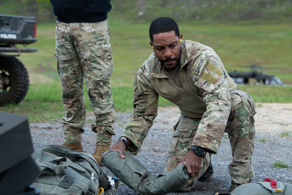 Joint Airborne Operations: DLA Distribution riggers join 148th ASOS to conduct static line jump