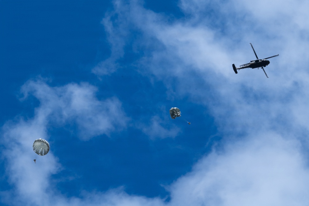 Joint Airborne Operations: DLA Distribution riggers join 148th ASOS to conduct static line jump
