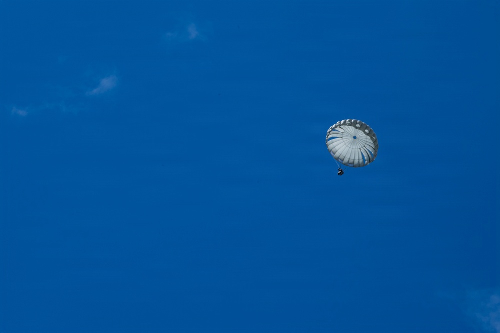 Joint Airborne Operations: DLA Distribution riggers join 148th ASOS to conduct static line jump