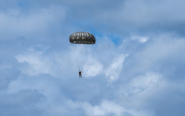 Joint Airborne Operations: DLA Distribution riggers join 148th ASOS to conduct static line jump