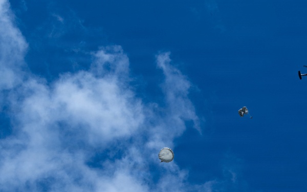 Joint Airborne Operations: DLA Distribution riggers join 148th ASOS to conduct static line jump