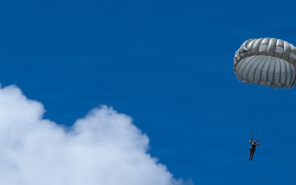 Joint Airborne Operations: DLA Distribution riggers join 148th ASOS to conduct static line jump