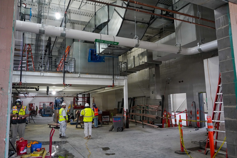 Construction continues on the Louisville Medical Center May 6, 2026