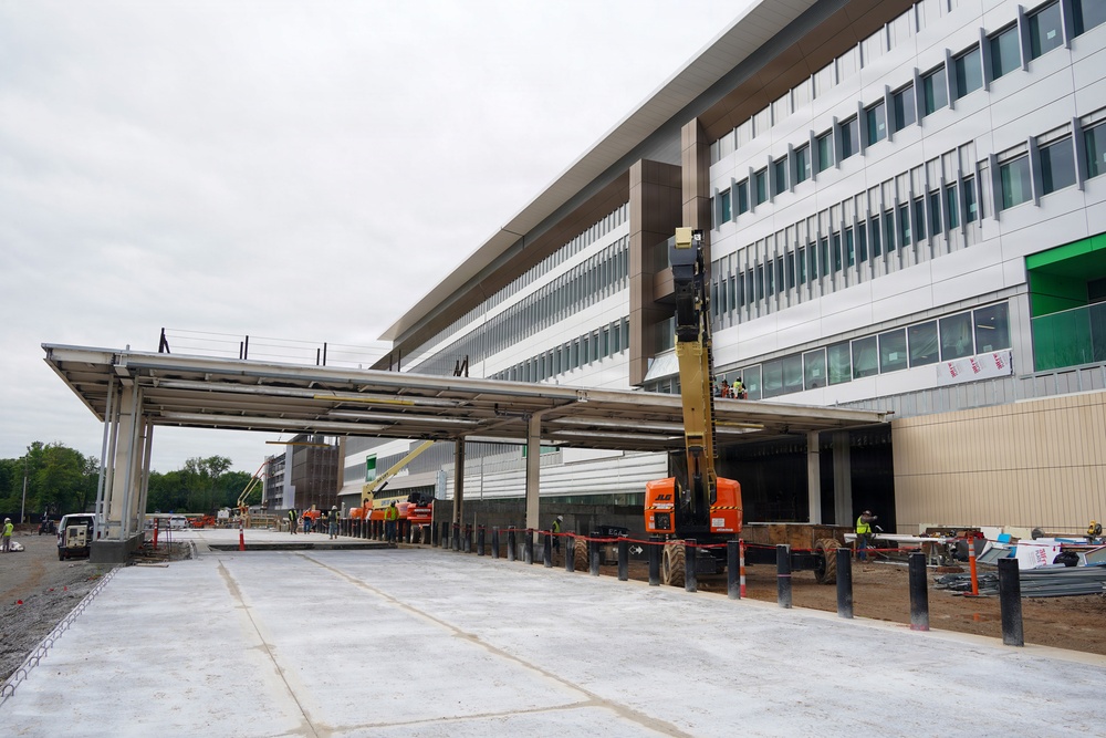 Construction continues on the Louisville Medical Center May 6, 2026