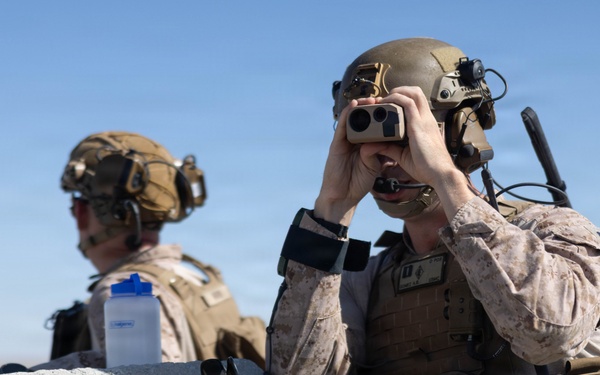 Marines coordinate close air support during Exercise Garnet Rattler