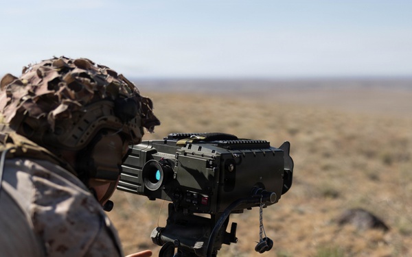 Marines coordinate close air support during Exercise Garnet Rattler