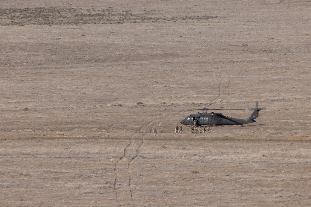 Marines coordinate close air support during Exercise Garnet Rattler