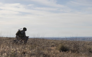 Marines coordinate close air support during Exercise Garnet Rattler