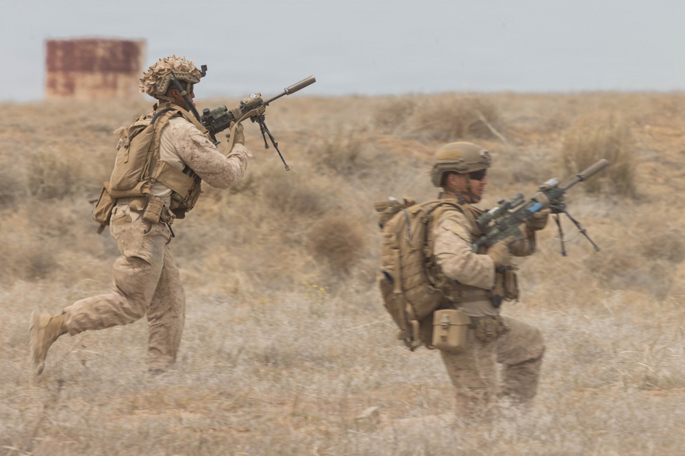 U.S. Marines coordinate close air support during Exercise Garnet Rattler
