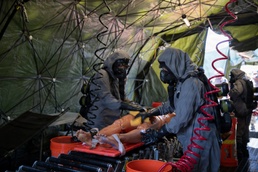 CBRN Soldiers conducts decontamination Training at Guardian Response 26
