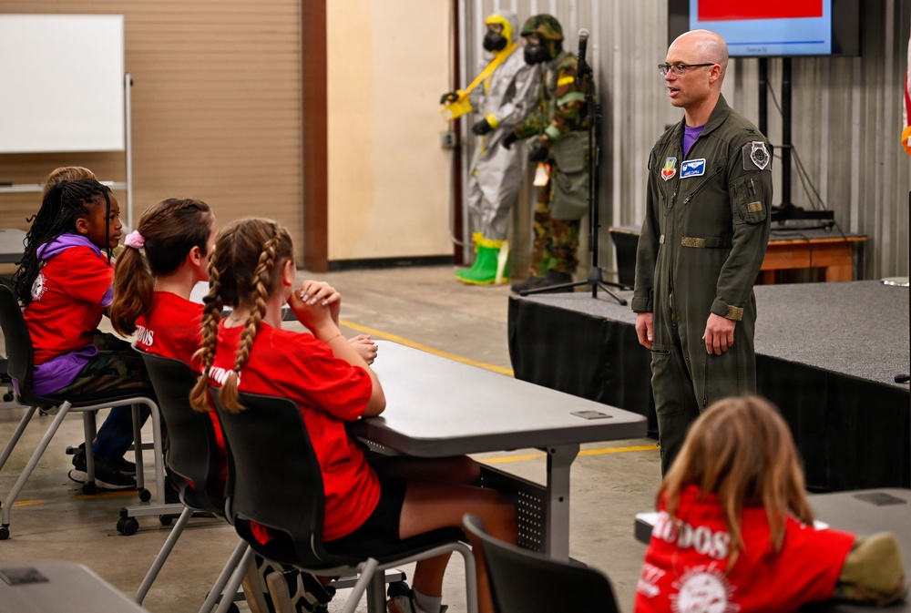 552nd ACW Supports KUDOS Event for Military Children