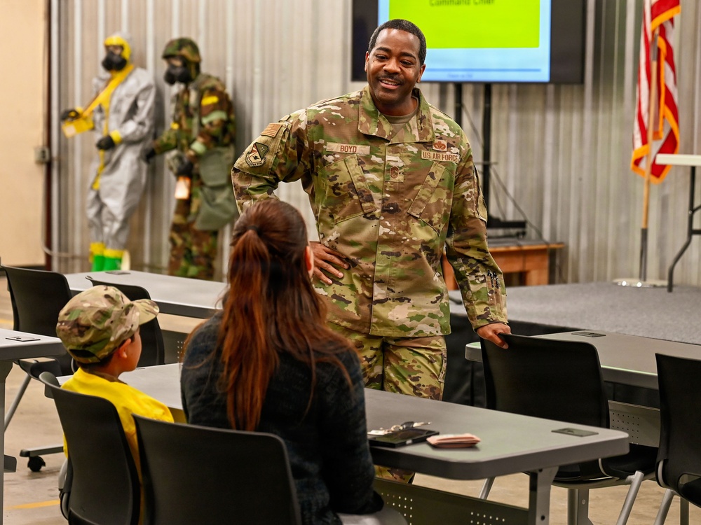552nd ACW Supports KUDOS Event for Military Children