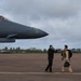 B-1B Lancers takeoff for conditioning flight