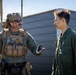 U.S. Marines conduct evacuation control center training in Sweden