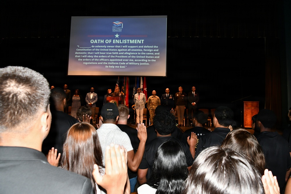 Our Community Salutes: 30 Future Soldiers sworn in at Fayetteville