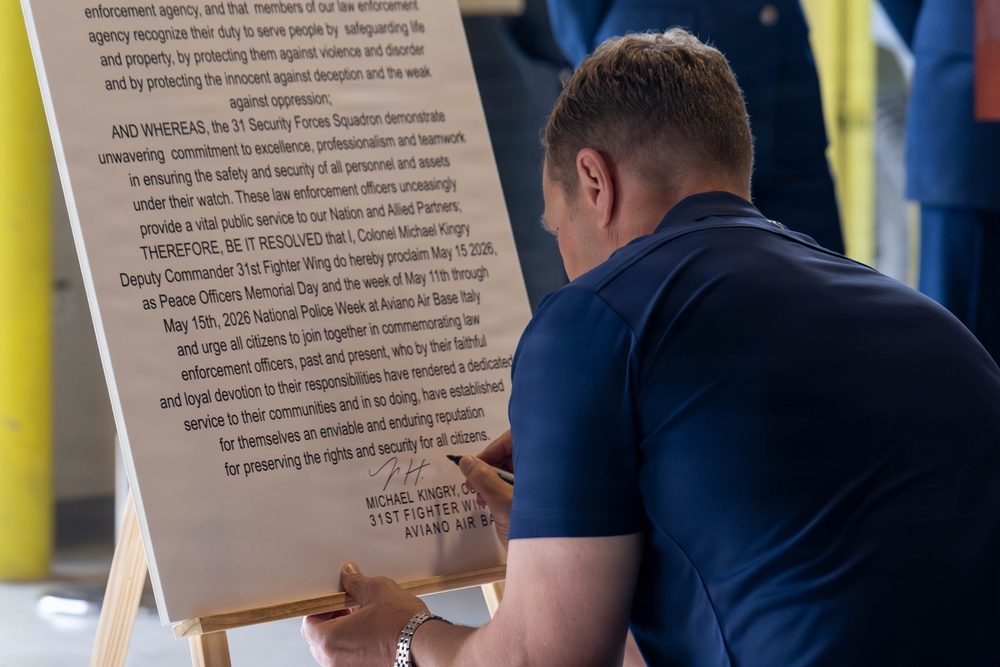 31 SFS kicks off Police Week 2026