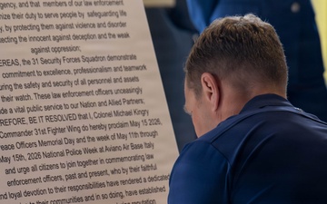 31 SFS kicks off Police Week 2026