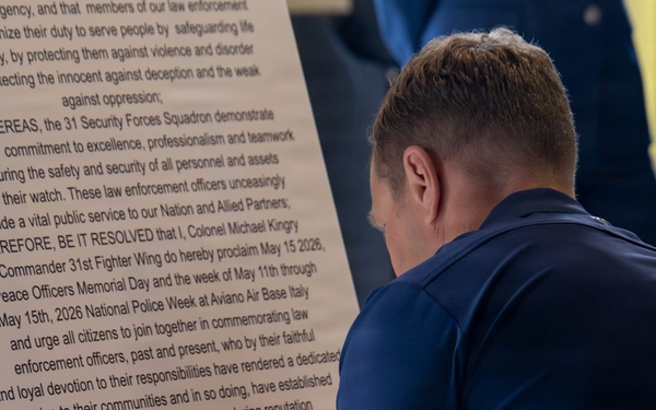 31 SFS kicks off Police Week 2026