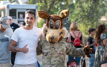 Captain Coyote at Fort Hunter Liggett's  85th Anniversary Open House