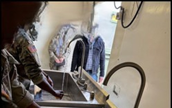 MTEAC Tests Modernized Scrub Sinks