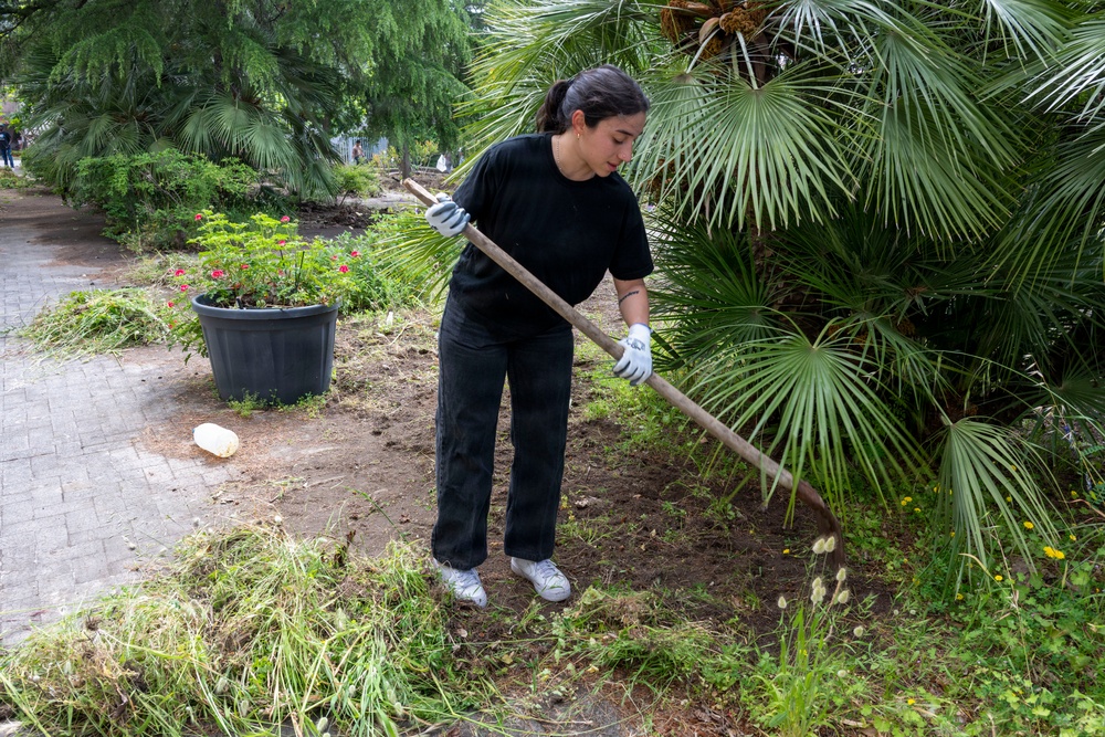 Shrine of Our Lady of Sorrow in Mascalucia COMREL Clean Up