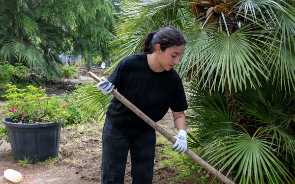 Shrine of Our Lady of Sorrow in Mascalucia COMREL Clean Up