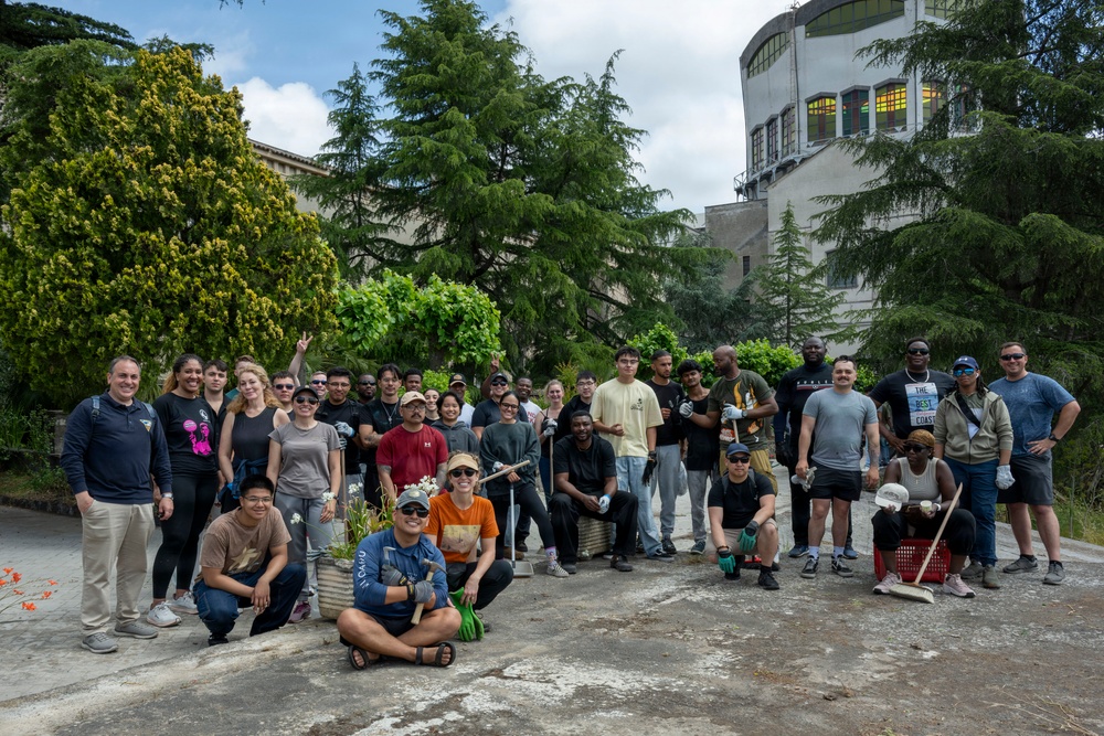 Shrine of Our Lady of Sorrow in Mascalucia COMREL Clean Up