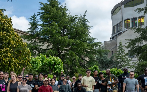 Shrine of Our Lady of Sorrow in Mascalucia COMREL Clean Up