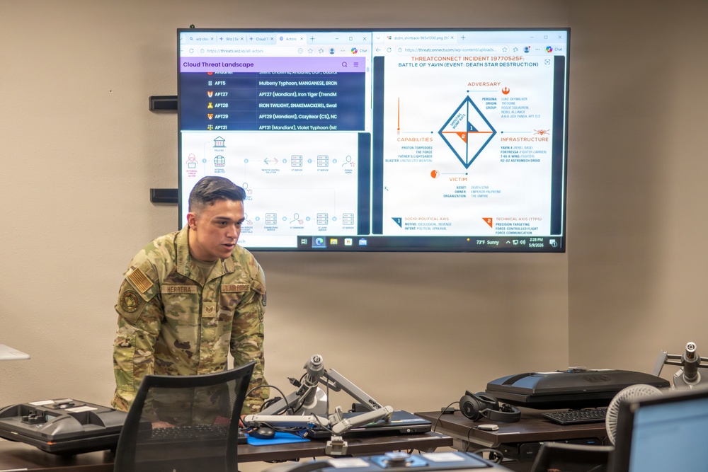 Intel Airmen Behind the Screen, Ahead of the Threat