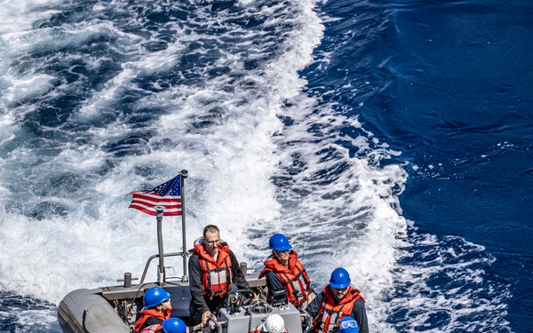 USS Iwo Jima Conducts Small Boat Operations