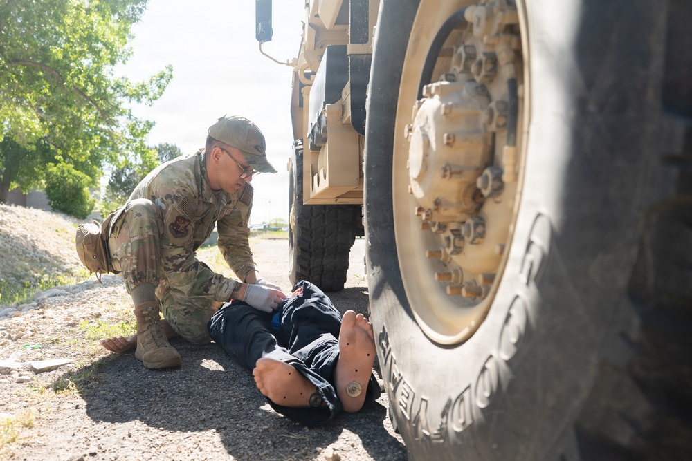 124th Medical Group Medical Evacuation Training