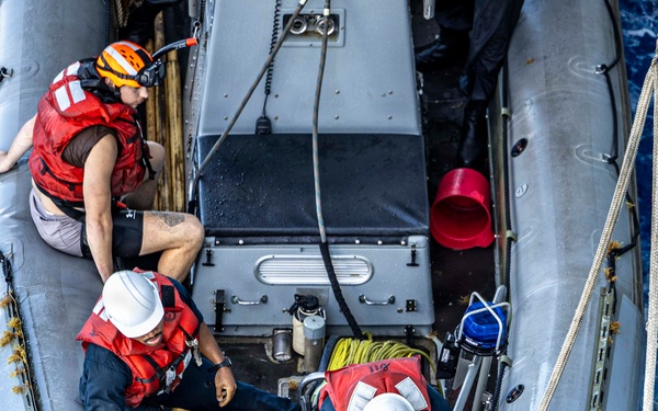 USS Iwo Jima Conducts Small Boat Operations