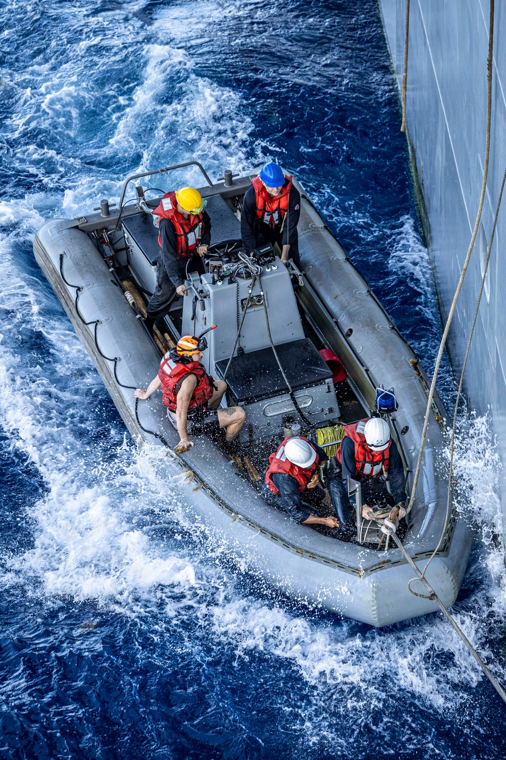 USS Iwo Jima Conducts Small Boat Operations