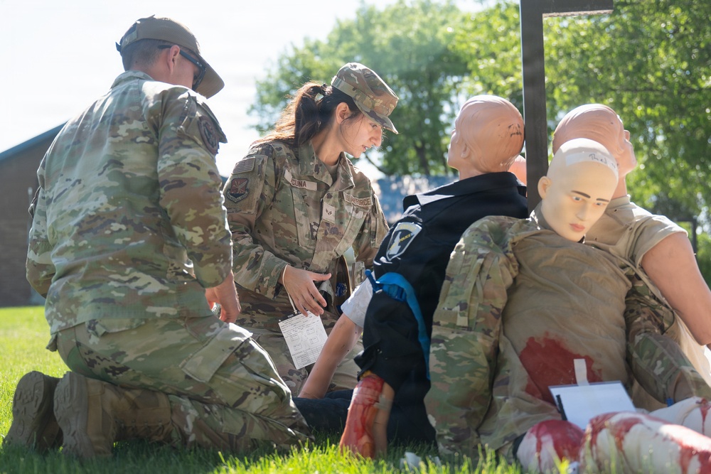 124th Medical Group Medical Evacuation Training