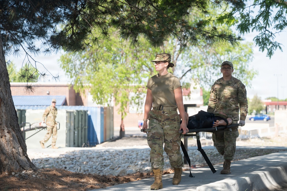 124th Medical Group Medical Evacuation Training