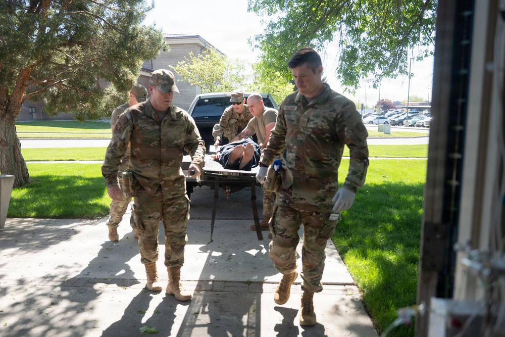 124th Medical Group Medical Evacuation Training
