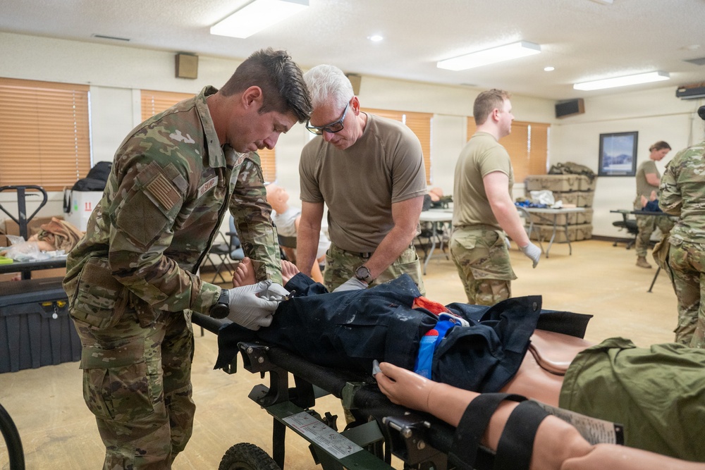 124th Medical Group Medical Evacuation Training