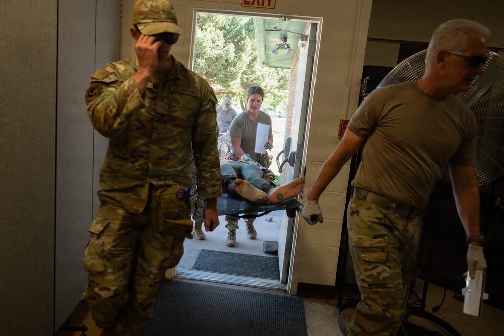 124th Medical Group Medical Evacuation Training