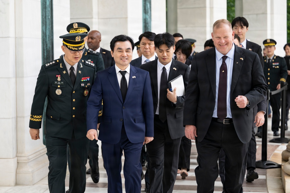 Republic of Korea Minister of National Defense Ahn Gyu-back Visits ANC