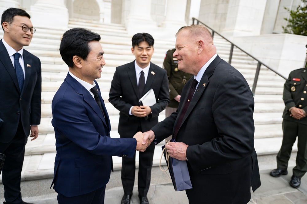 Republic of Korea Minister of National Defense Ahn Gyu-back Visits ANC
