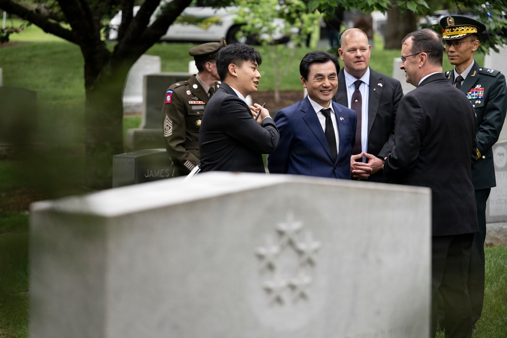 Republic of Korea Minister of National Defense Ahn Gyu-back Visits ANC