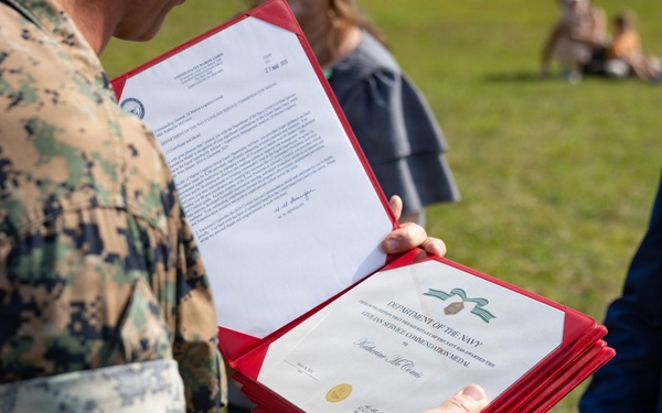 2nd MLG Commanding General Recognizes Federal Civilian Employees