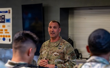 Eighth Air Force Command Chief visits Airmen at 2nd Security Forces Squadron