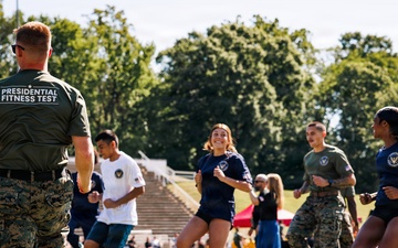 Quantico Hosts Presidential Fitness Test