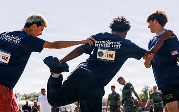 Quantico Hosts Presidential Fitness Test