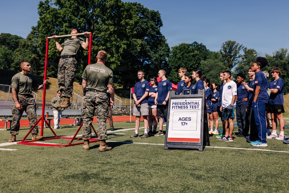 Quantico Hosts Presidential Fitness Test