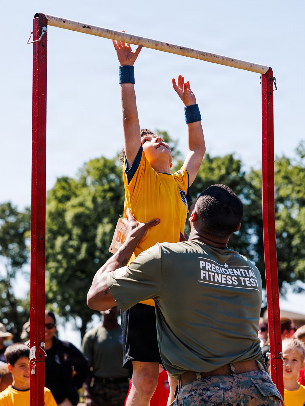Quantico Hosts Presidential Fitness Test