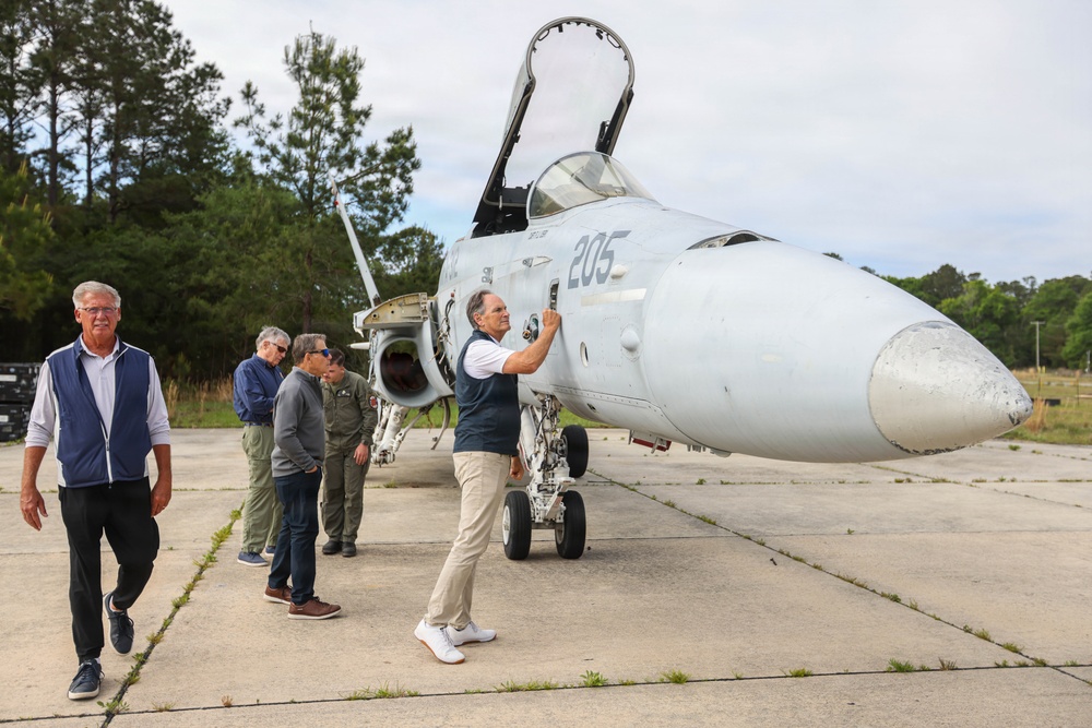 MCAS Beaufort Young Presidents Emeriti tour