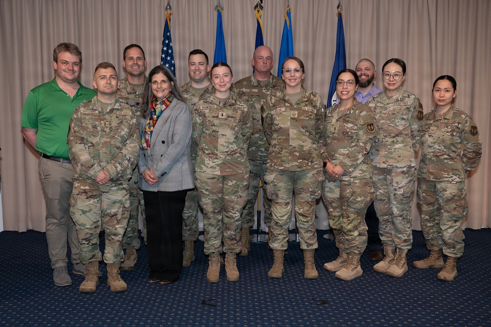 Team Hanscom 1st quarter award winners recognized